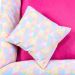 Cama Pet Pequena Simples Top 40cm x 40cm x 15cm Laica Com Almofada Decorativa