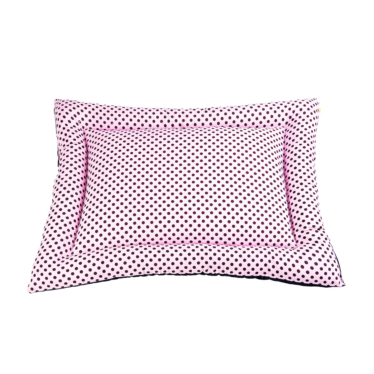 Cama de Pet Médio 50cm x 50cm Rosa com Almofadinha + Colchonete Pet 90cm x 70cm