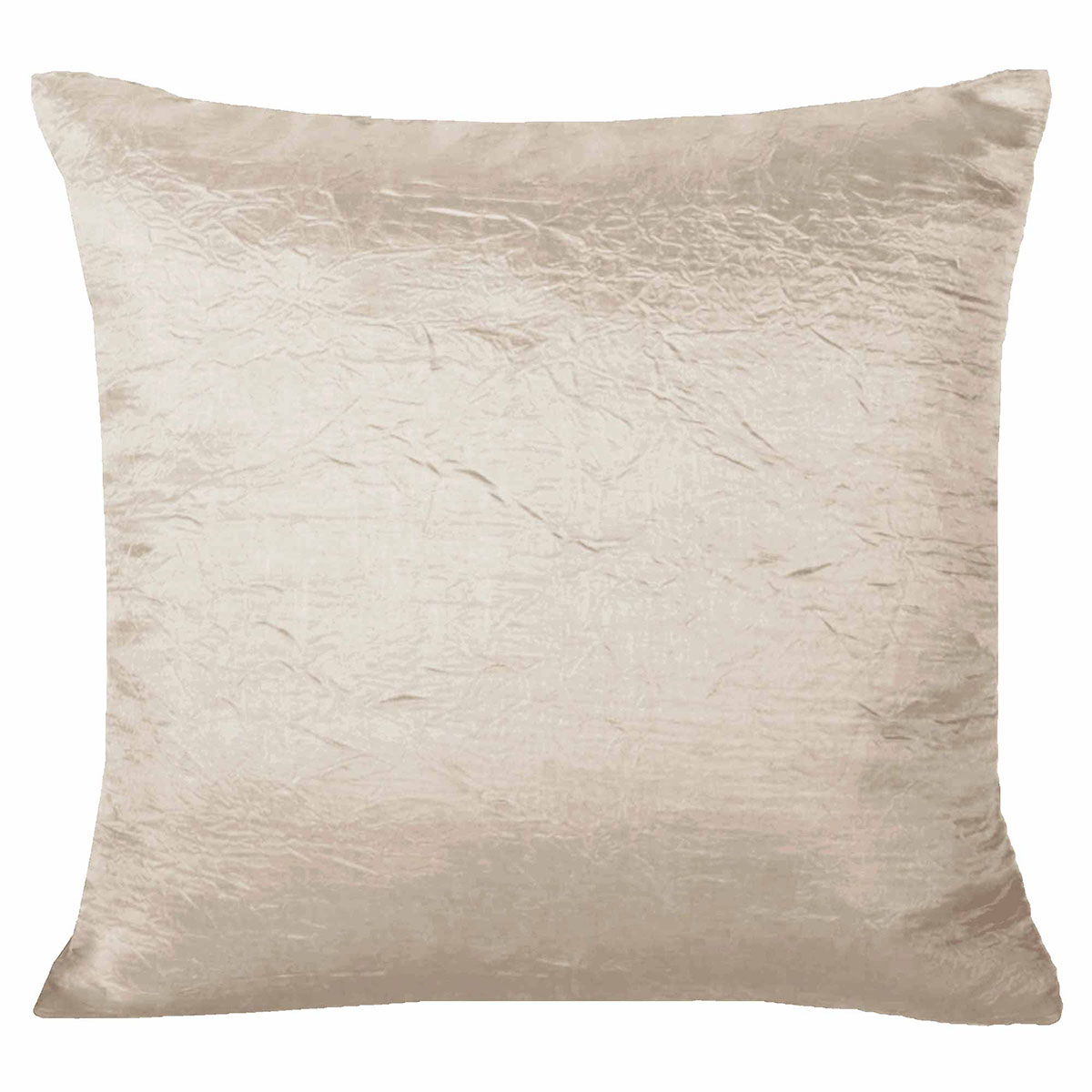 Capa de Almofada Cetim Amassadinho Pérola 45cm x 45cm Clássica