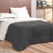 Coberdrom Dupla Face Casal Padrão Sherpa / Soft 2,40m x 2,20m Preto