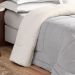 Coberdrom Dupla Face Casal Queen Sherpa / Soft 2,50m x 2,40m Cinza