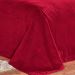 Cobertor Queen Vermelho Toque de Lã de Carneiro