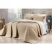 Cobre Leito 400 Fios Egípcio Solteiro 100% Algodão Cáqui + Jogo de Cama - 5 Peças