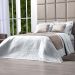 Cobre Leito Branco 100% Algodão Queen Size 200 Fios 3 Peças