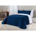 Cobre Leito Cama Super King Azul Marinho 200 Fios 100% Algodão 3 Peças 3,15m x 2,70m