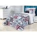 Cobre Leito Infantil Menino 200 Fios Micro Percal 3 Peças 2,50m x 1,90m
