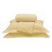 Cobre Leito King Size Amarelo 100% Algodão + Jogo de Lençol King 100% Algodão 200 Fios - 7 Peças