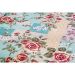 Cobre Leito Patchwork Azul Queen Tecido Piquet 3 Peças