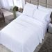 Cobre Leito Queen Dupla Face Branco + Jogo de Cama 100% Algodão - 7 Peças