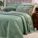 Cobre Leito Queen Size 400 Fios Egípcio Verde 100% Algodão + Jogo de Cama - 7 Peças