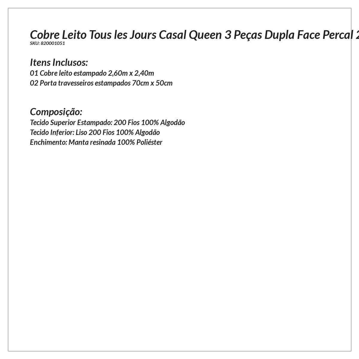 Cobre Leito Queen Size Estampado Listrado Azul 3 Peças 100% Algodão 200 Fios