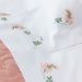 Cobre Leito Rosa Queen Size 200 Fios 100% Algodão + Jogo de Cama - 7 Peças