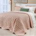 Cobre Leito Salmão Queen Size 200 Fios 100% Algodão 3 Peças 2,60m x 2,40m