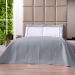 Cobre Leito Solteiro Dupla Face Cinza Versatile 1,75m x 2,45m - 2 Peças