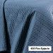 Cobre Leito Super King 400 Fios Egípcio 100% Algodão Azul 3 Peças