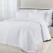 Cobre Leito Tamanho Super King Branco 200 Fios 100% Algodão 3 Peças 3,15m x 2,70m
