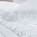 Cobre Leito Venetto Queen Size Branco 400 Fios Egípcio 100% Algodão + Jogo de Cama - 7 Peças