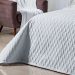 Cobre Leito Venetto Queen Size Branco 400 Fios Egípcio 100% Algodão + Jogo de Cama - 7 Peças