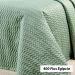 Cobre Leito Verde King Size 400 Fios Egípcio 100% Algodão + Jogo de Cama - 7 Peças