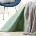 Cobre Leito Verde King Size 400 Fios Egípcio 100% Algodão + Jogo de Cama - 7 Peças