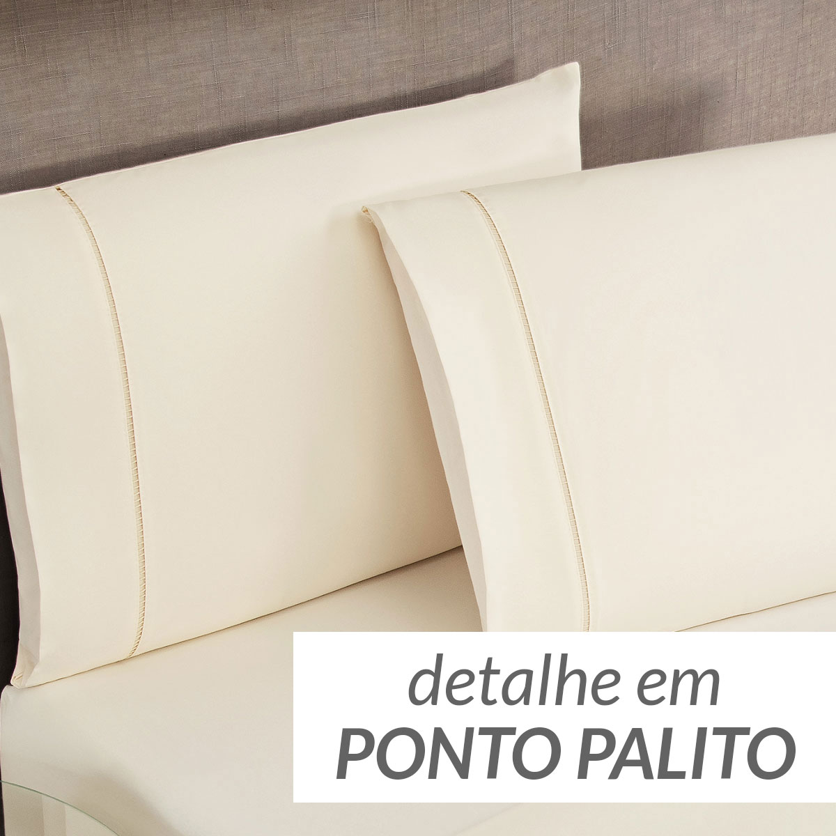 Colcha King Cáqui Bouti Dupla Face Matelada Ultrassônico + Jogo de Cama Ponto Palito - 7 Peças