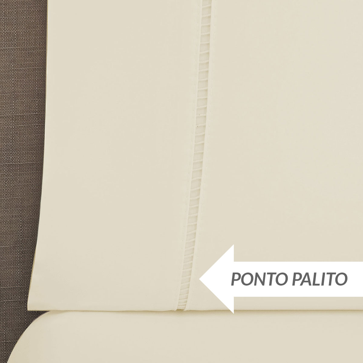 Colcha King Cáqui Bouti Dupla Face Matelada Ultrassônico + Jogo de Cama Ponto Palito - 7 Peças