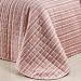 Colcha Listrado King Size Micro Percal Peletizado 200 Fios 3 Peças 2,80m x 2,70m