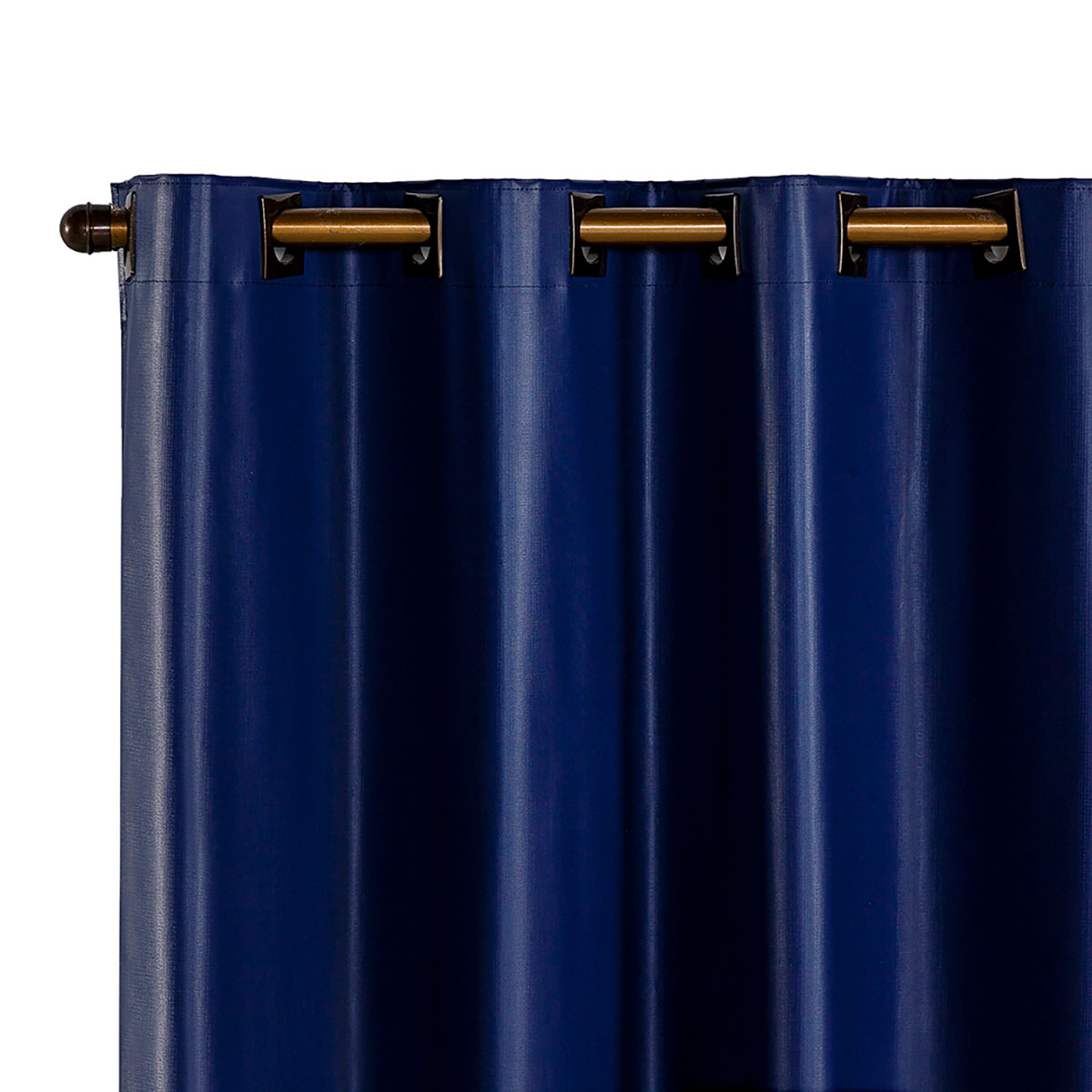 Cortina Blackout Corta Luz Marinho de PVC 2,80m x 1,80m ideal para Varão Simples de 2 metros
