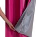 Cortina Blackout Corta Luz com Voil para Quarto Pink 2,80m x 1,60m para Varão Simples de 2 metros