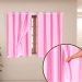Cortina Blackout Corta Luz com Voil para Quarto Rosa 2,80m x 1,60m para Varão Simples de 2 metros