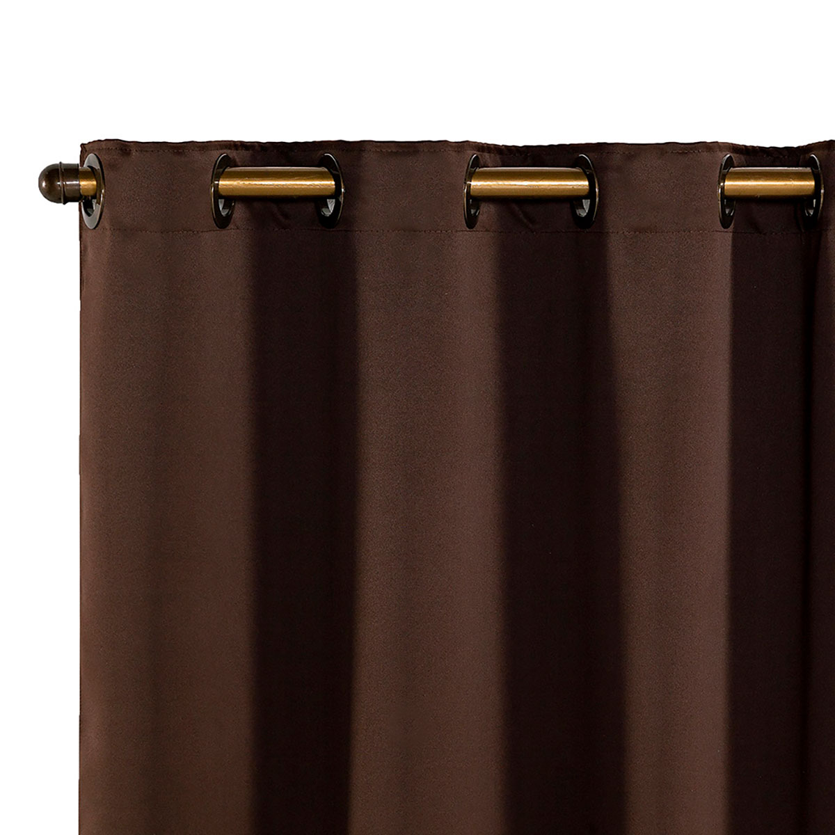 Cortina Blackout Tecido Tabaco 2,70m x 1,60m Corta Luz 80% ideal para Varão Simples de 2 metros