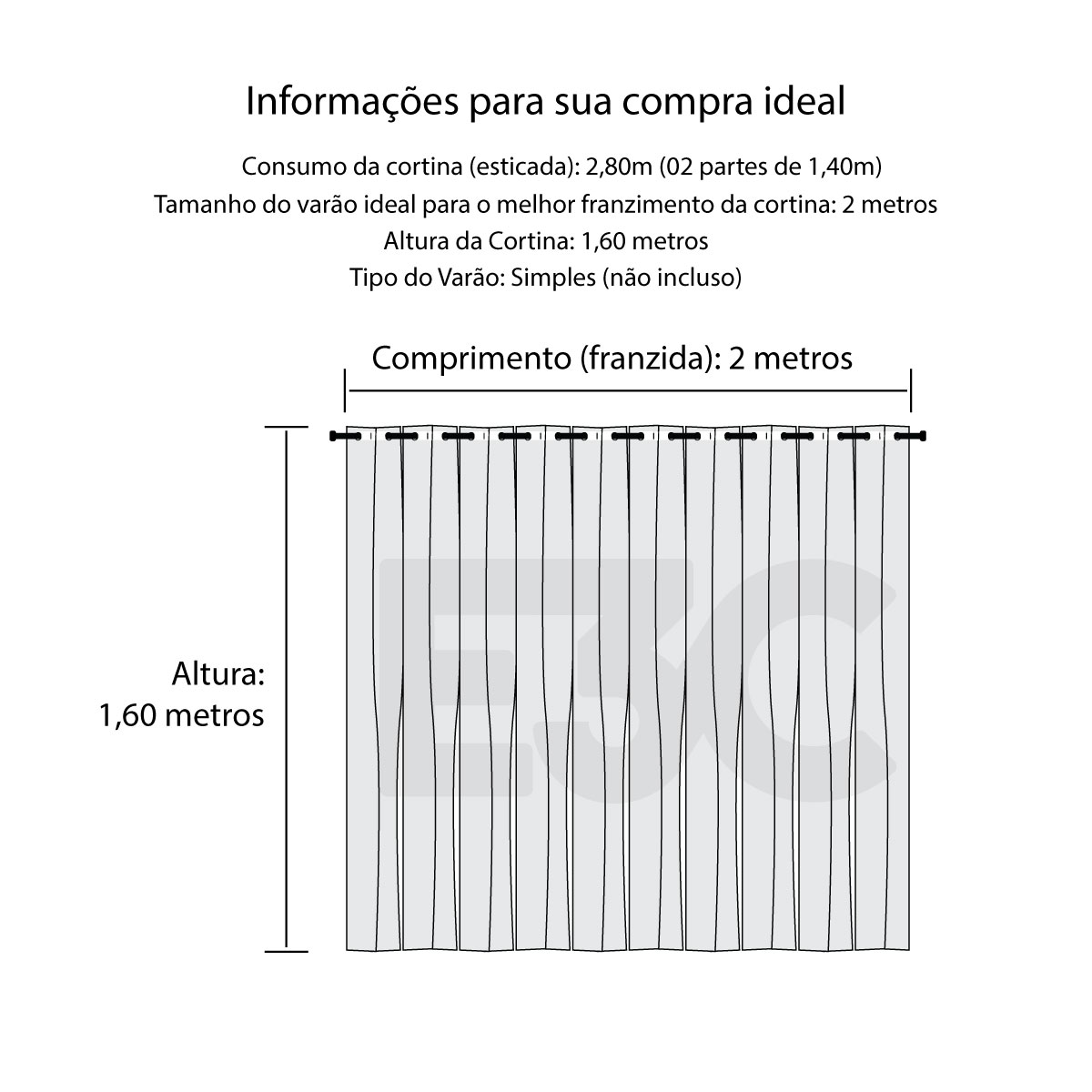Cortina Blackout Vermelho com Voil Xadrez Corta Luz 100% 2,80m x 1,60m ideal para Varão Simples de 1,50m