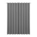 Cortina Blackout de Tecido Cinza 3,00m x 2,70m 95% de Corta Luz - Ideal para Varão Simples de 2 Metros