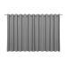 Cortina Blackout de Tecido Cinza 6,00m x 2,70m 95% de Corta Luz - Ideal para Varão Simples de 4 Metros