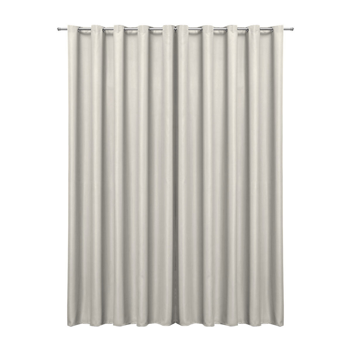Cortina Blackout em Tecido Palha 3,00m x 2,70m 75% de Corta Luz - Ideal para Varão Simples de 2 Metros
