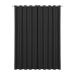 Cortina Blackout em Tecido Preta 3,00m x 2,70m 75% de Corta Luz - Ideal para Varão Simples de 2 Metros