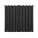 Cortina Blackout em Tecido Preta 4,00m x 2,70m 75% de Corta Luz - Ideal para Varão Simples de 3 Metros
