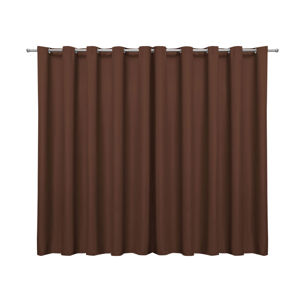 Cortina Blackout em Tecido Tabaco 2,70m x 1,80m 75% de Corta Luz - Ideal para Varão Simples de 2 Metros