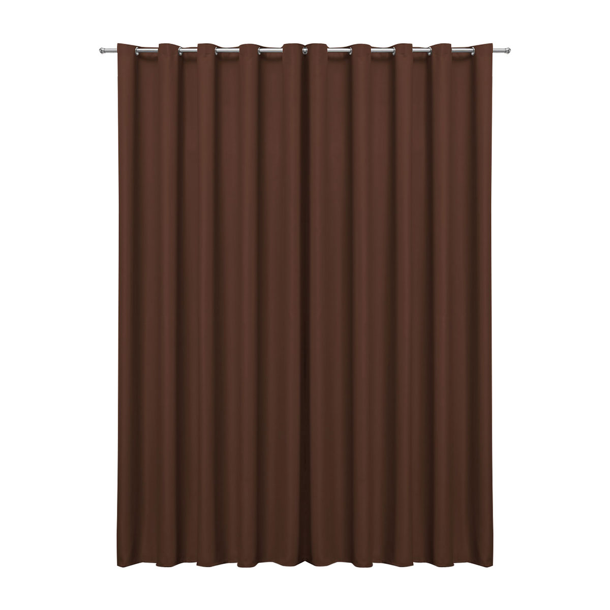 Cortina Blackout em Tecido Tabaco 3,00m x 2,70m 75% de Corta Luz - Ideal para Varão Simples de 2 Metros