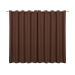 Cortina Blackout em Tecido Tabaco 4,00m x 2,70m 75% de Corta Luz - Ideal para Varão Simples de 3 Metros