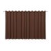 Cortina Blackout em Tecido Tabaco 5,00m x 2,70m 75% de Corta Luz - Ideal para Varão Simples de 4 Metros