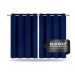 Cortina Blecaute Corta Luz 100% Marinho de PVC 2,80m x 1,60m ideal para Varão Simples de 2 metros