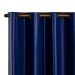 Cortina Blecaute Corta Luz 100% Marinho de PVC 2,80m x 1,60m ideal para Varão Simples de 2 metros