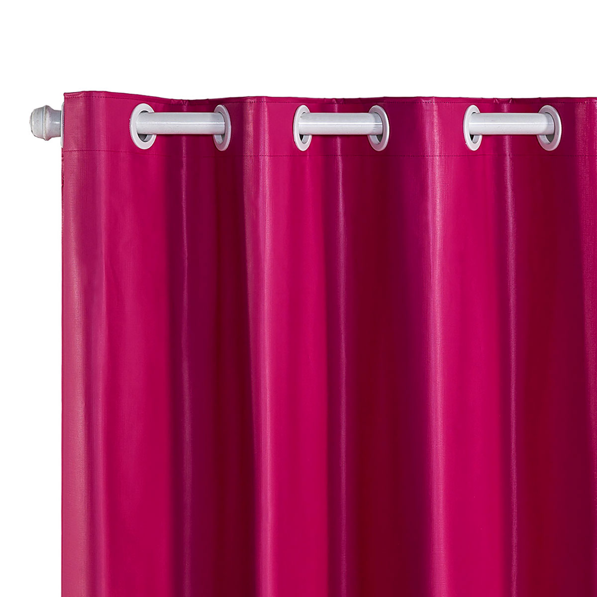 Cortina Blecaute Corta Luz 100% Pink de PVC 2,80m x 2,80m ideal para Varão Simples de 2 metros