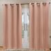 Cortina Blecaute Tecido Avelã 2,70m x 2,30m Corta Luz 80% ideal para Varão Simples de 2 metros