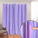 Cortina Blecaute com Voal Xadrez 2,80m x 2,30m Lilás ideal para Varão Simples de 2 Metros