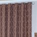 Cortina Jacquard Tabaco 5,00m x 2,70m - Ideal para Varão Simples de 4 Metros