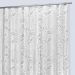 Cortina Trilho Suisso de Renda Branca Catar 5,90m x 2,50m para Trilho de 4 Metros