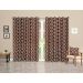 Cortina para Quarto Tabaco Argos Corta-luz 70% 4,40m x 2,35m Micropercal 300 Fios ideal para varão simples de 3 Metros