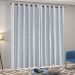 Cortina para Sala Linho 3,00m x 2,50m Castele Cinza Ideal para Varão simples de 2 metros